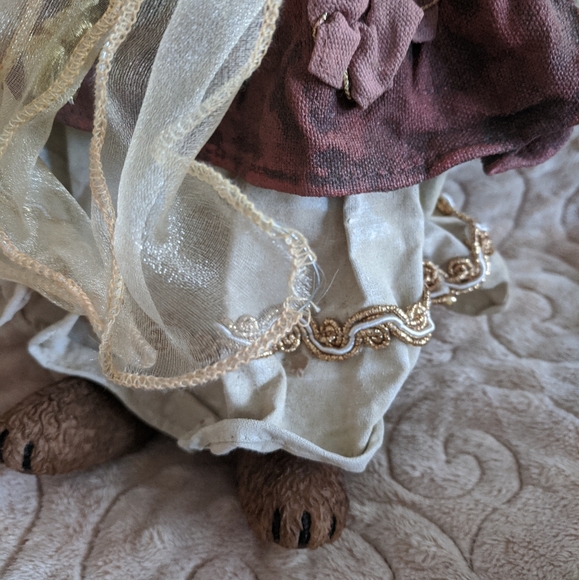 Boyd's Bear 13" Paper Mache-like Bear Angel Figure - Picture 7 of 8